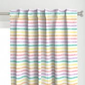 watercolor multi stripe || easter spring fabric