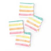 watercolor multi stripe || easter spring fabric