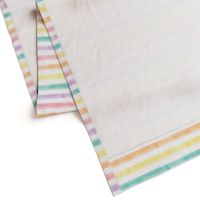 watercolor multi stripe || easter spring fabric