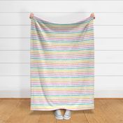 watercolor multi stripe || easter spring fabric