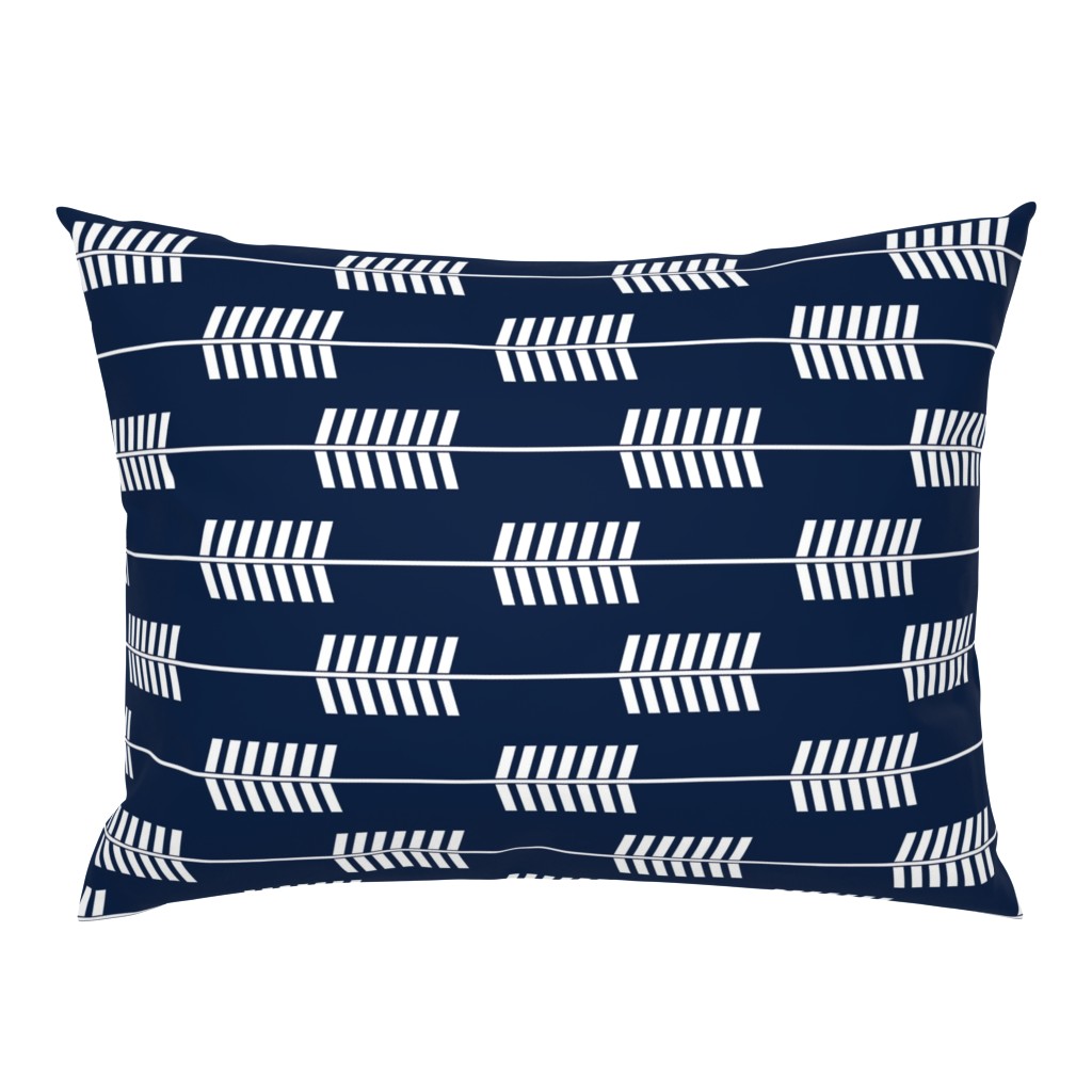 arrows // navy (90) - Northern Lights Collection