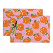 Oranges (on pink)