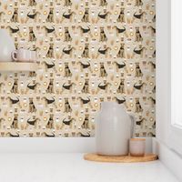 airedale terrier dog fabric cute dogs coffee dogs fabric coffee fabric