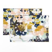 sloane abstract fabric - large scale 