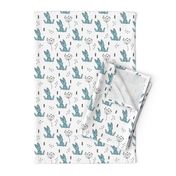 Adorable little baby bunny geometric scandinavian style rabbit for kids gender neutral black and white blue