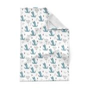 Adorable little baby bunny geometric scandinavian style rabbit for kids gender neutral black and white blue