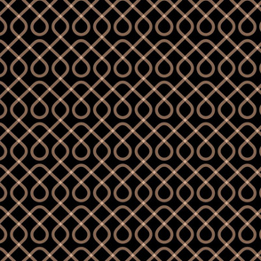 Black & Tan Geometric