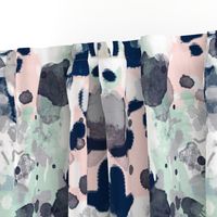 sloane abstract pink navy grey mint girls abstract fabric nursery baby