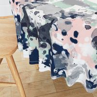 sloane abstract pink navy grey mint girls abstract fabric nursery baby