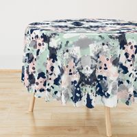 sloane abstract pink navy grey mint girls abstract fabric nursery baby