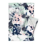 sloane abstract pink navy grey mint girls abstract fabric nursery baby