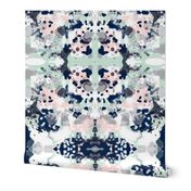 sloane abstract pink navy grey mint girls abstract fabric nursery baby