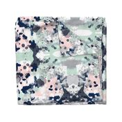 sloane abstract pink navy grey mint girls abstract fabric nursery baby