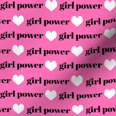 girls fabric girls text word girl power fabric