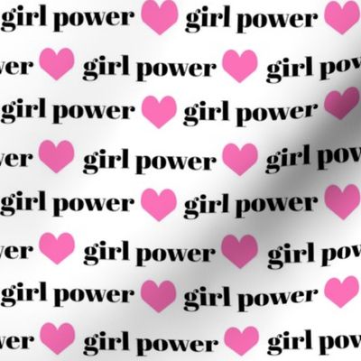 girls fabric girls text word girl power fabric