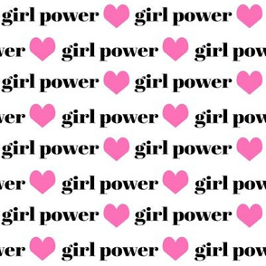 girls fabric girls text word girl power fabric