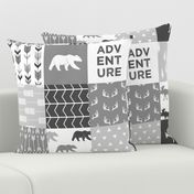 Adventure Woodland Wholecloth  || grey