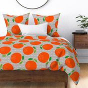 Giant Oranges (on grey)