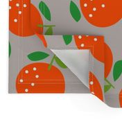 Oranges (on grey)