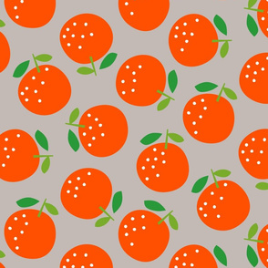 Oranges (on grey)