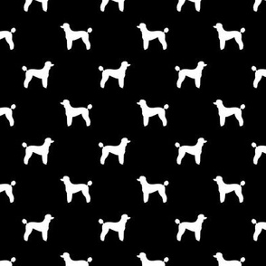 poodle silhouette fabric best dogs quilting fabric dog design - black