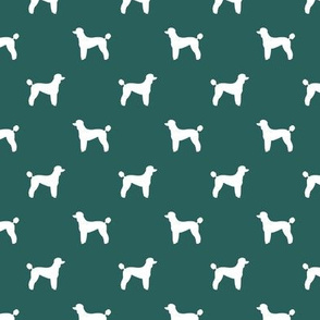 poodle silhouette fabric best dogs quilting fabric dog design - eden green