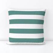 Teal stripe 2 inch