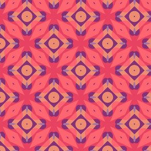 Coral and Pink Geometric