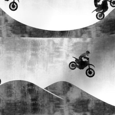 motocross / dirt bike || grey