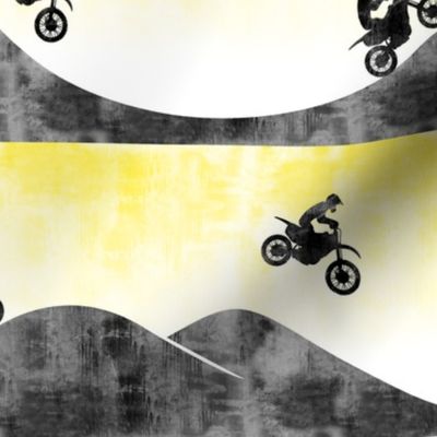 motocross / dirt bike || yellow