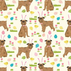 brussels griffon easter fabric spring pastel dog design