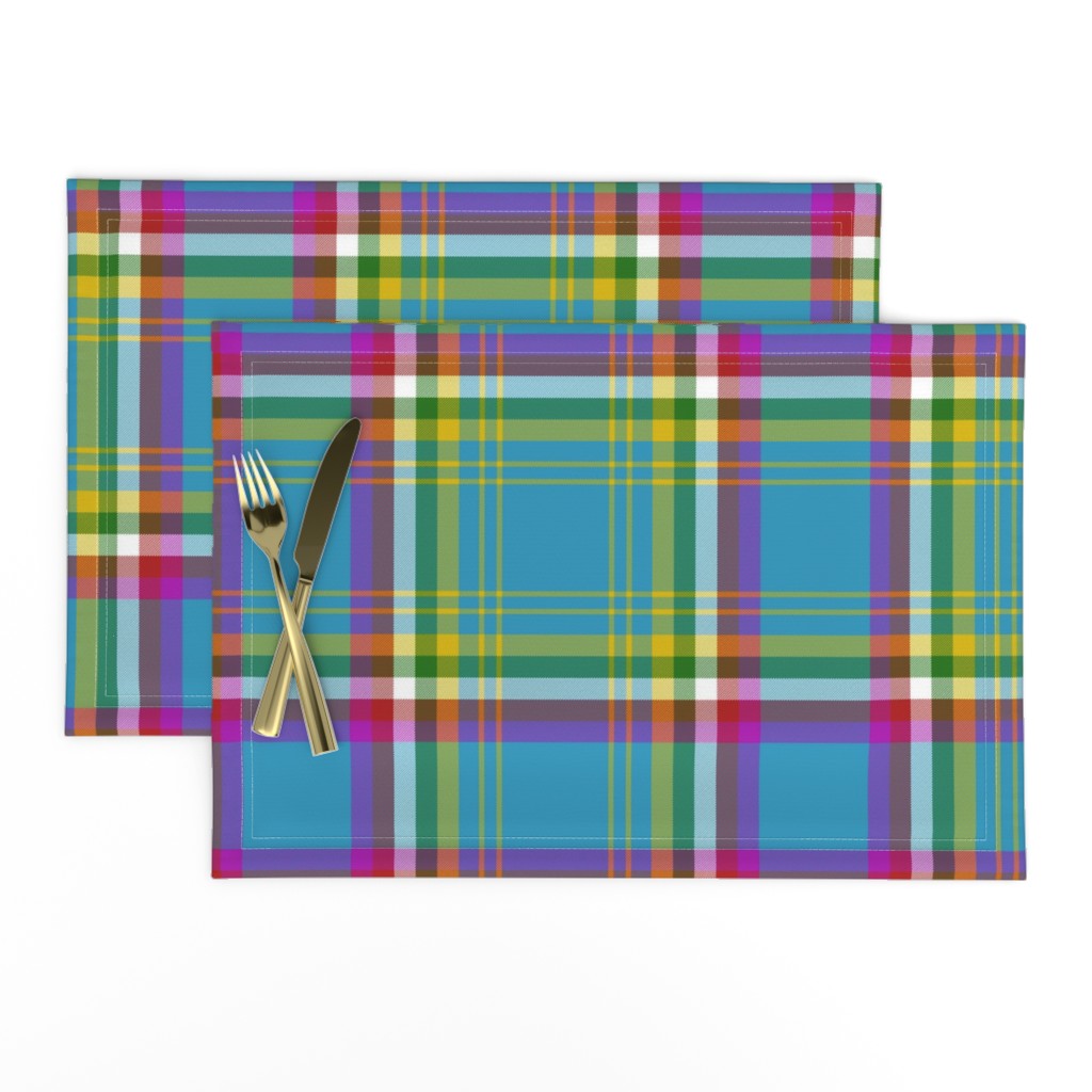 Yukon province official tartan, 12" bright