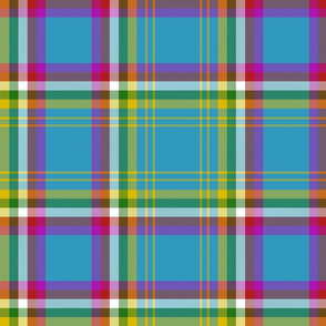 Yukon province official tartan, 12" bright