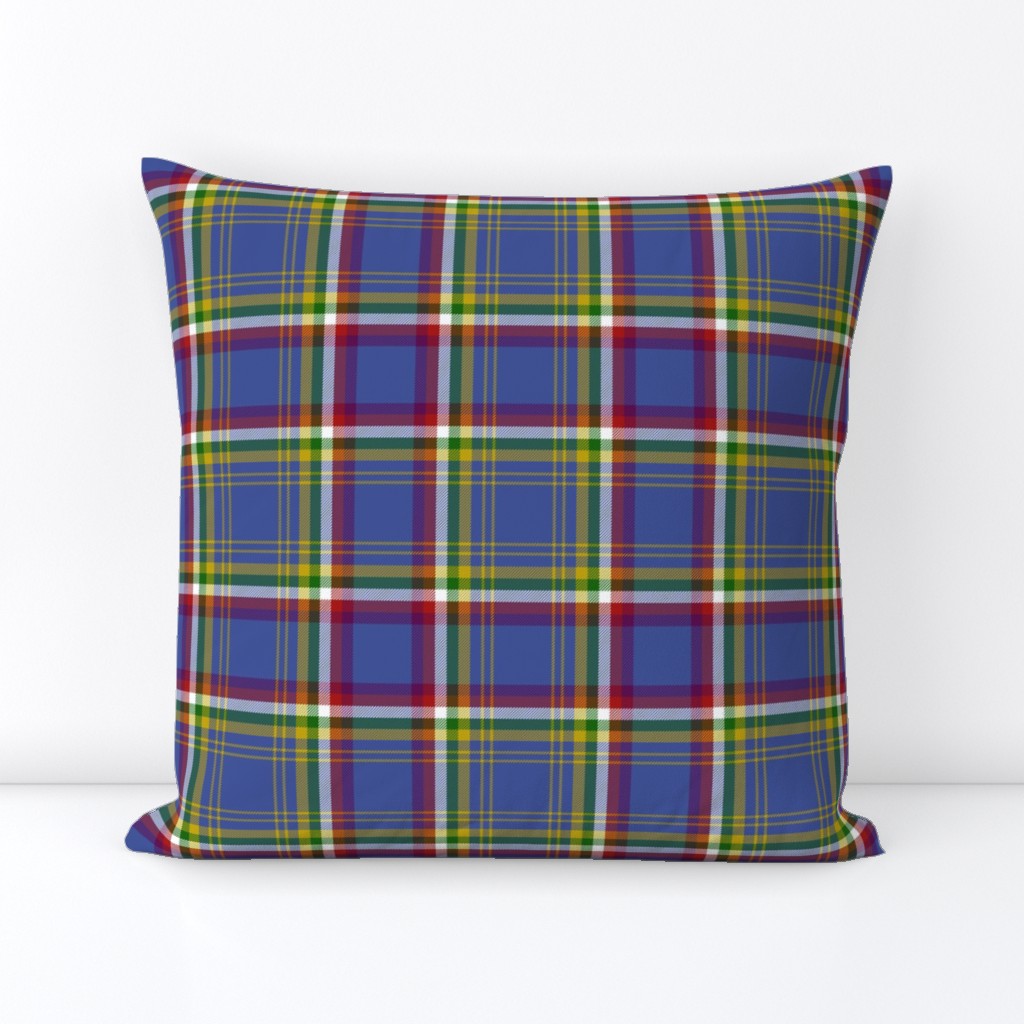 Yukon province official tartan, 6" dark