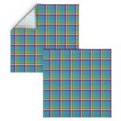 Yukon province asymmetrical tartan, 3" bright