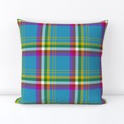 Yukon province asymmetrical tartan, 6" bright