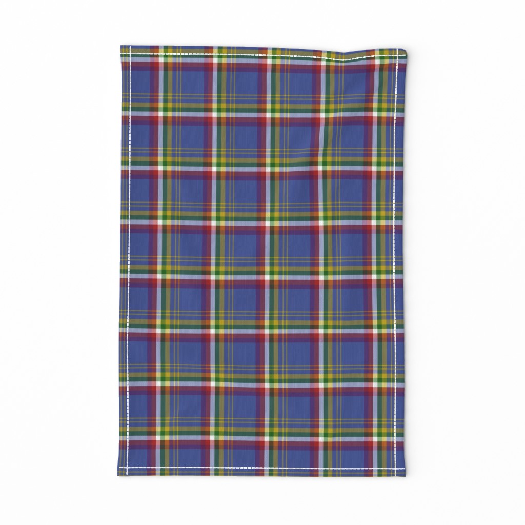 Yukon province asymmetrical tartan - 3" dark