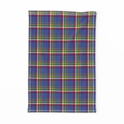 Yukon province asymmetrical tartan - 3" dark