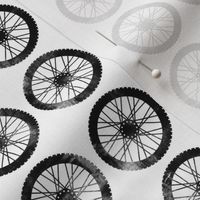 wheels || on white - motocross dirt bike