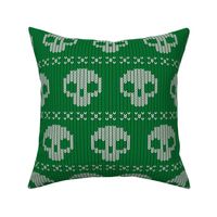 Skull Sweater - green