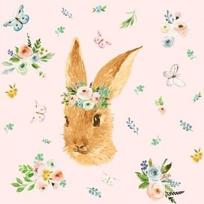 7" Spring Time Bunny - Pink
