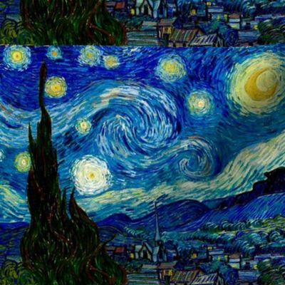 8x6 2/3" The Starry Night Van Gogh 