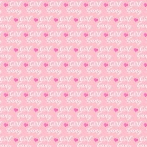 girl gang micro print - pink