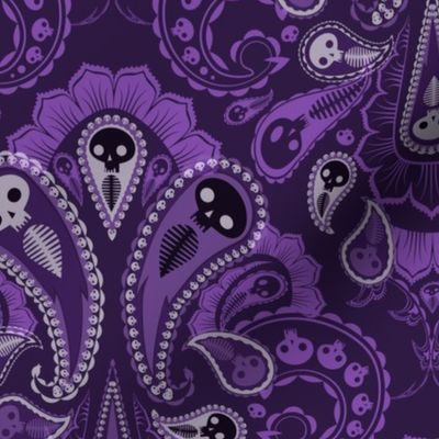 Ghost Paisley - purple2
