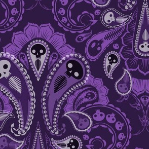 Ghost Paisley - purple2