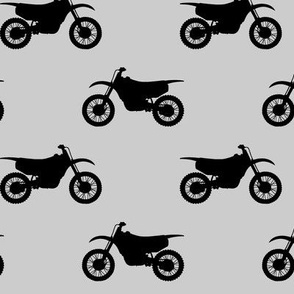 motocross bike on grey