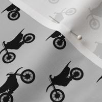 (small scale) motocross bike on grey