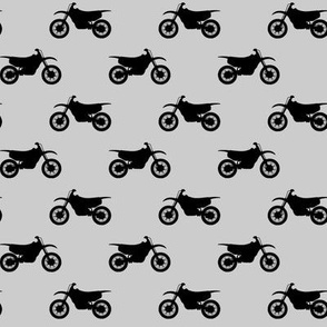 (small scale) motocross bike on grey
