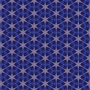 hexagon Aomitsu_blue indigo star
