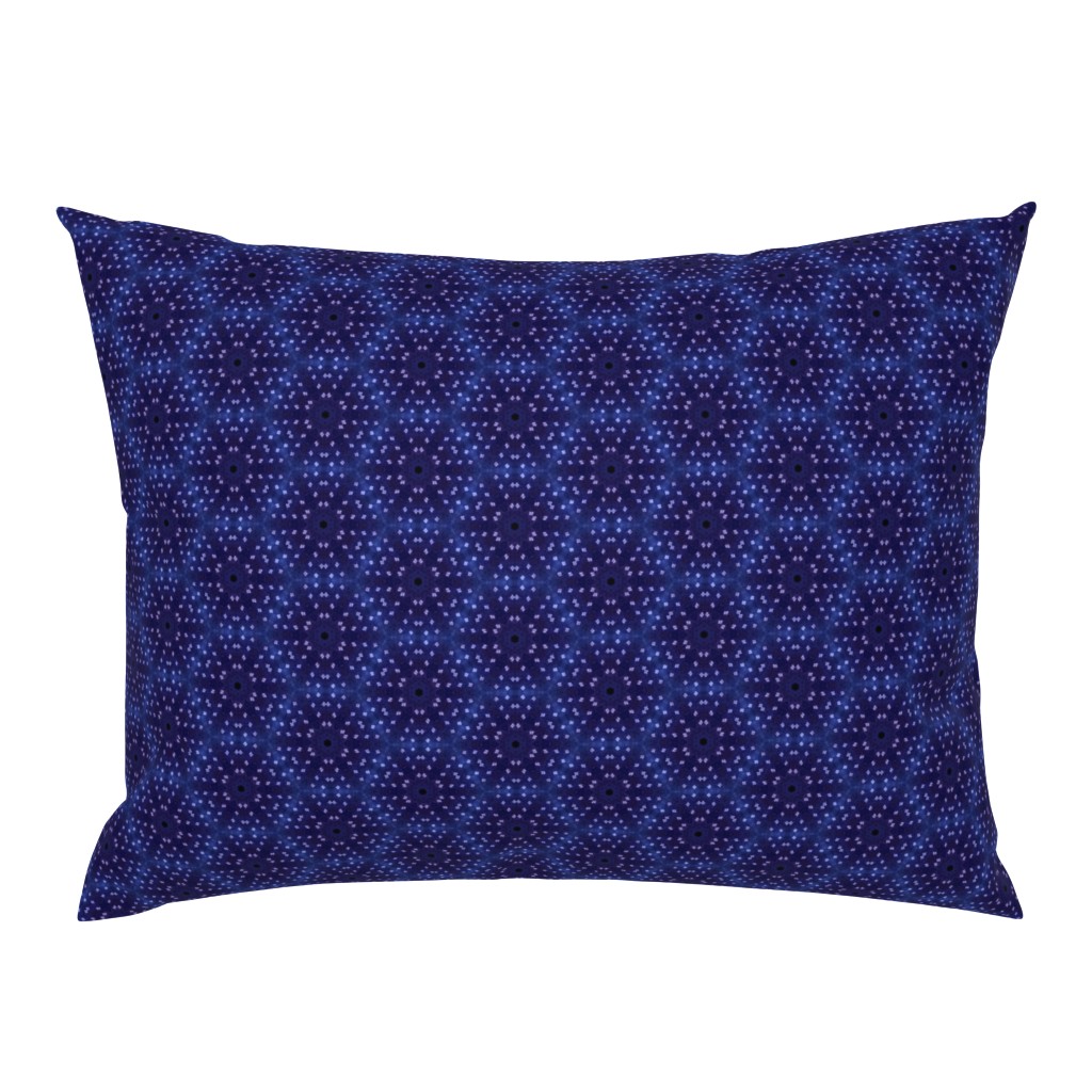 hexagon Asa blue indigo star